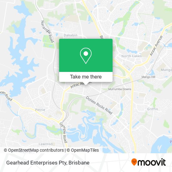Gearhead Enterprises Pty map