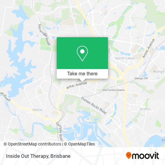 Inside Out Therapy map