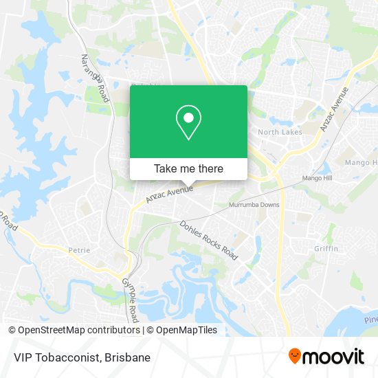 VIP Tobacconist map