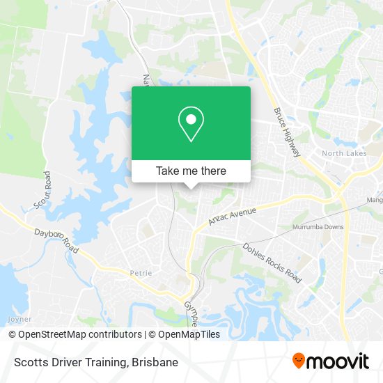 Scotts Driver Training map
