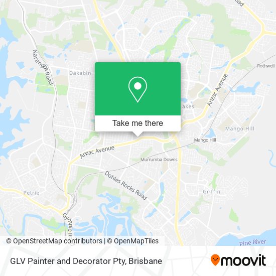 GLV Painter and Decorator Pty map