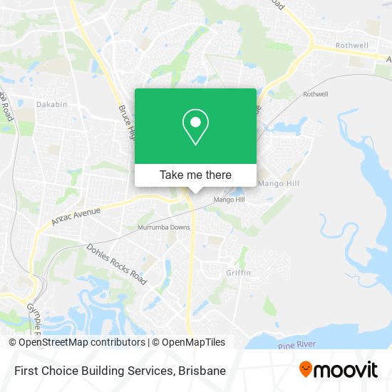 First Choice Building Services map