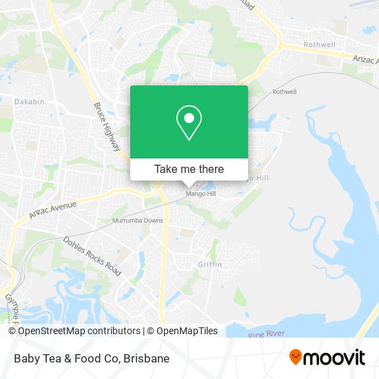Baby Tea & Food Co map