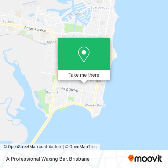 A Professional Waxing Bar map