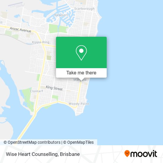 Wise Heart Counselling map