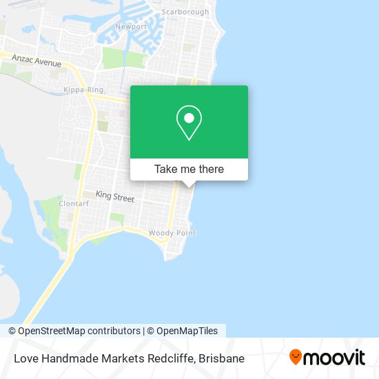 Love Handmade Markets Redcliffe map
