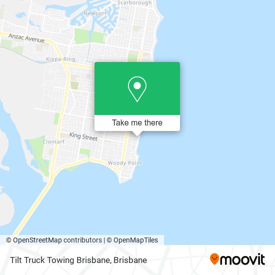 Tilt Truck Towing Brisbane map