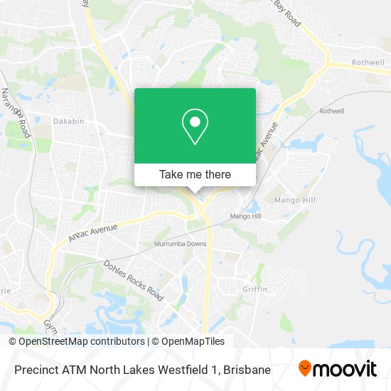 Precinct ATM North Lakes Westfield 1 map