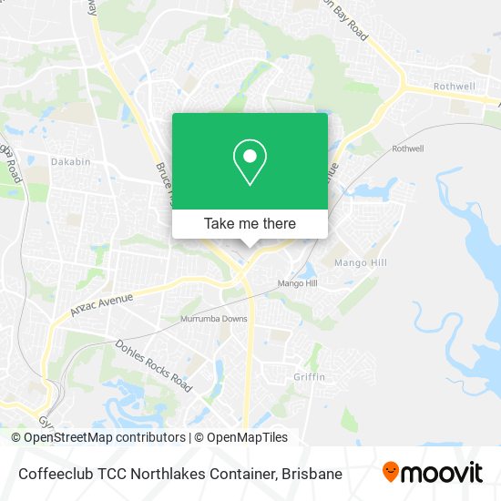 Coffeeclub TCC Northlakes Container map