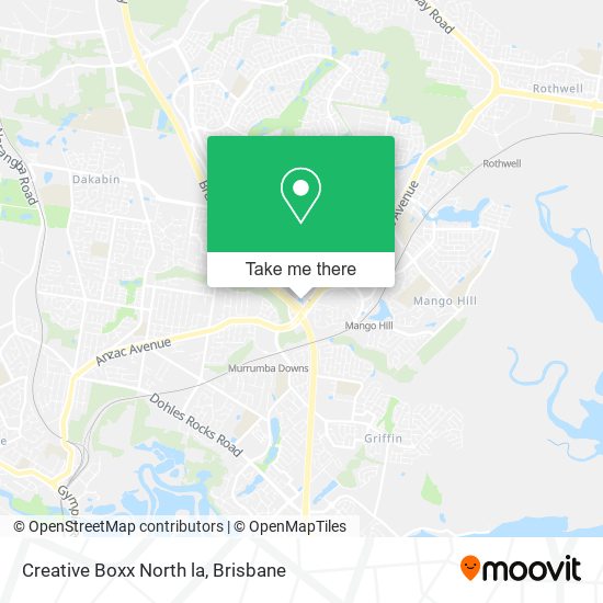Creative Boxx North la map