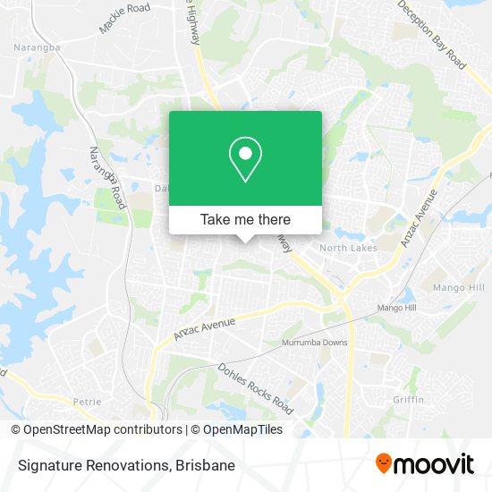 Signature Renovations map