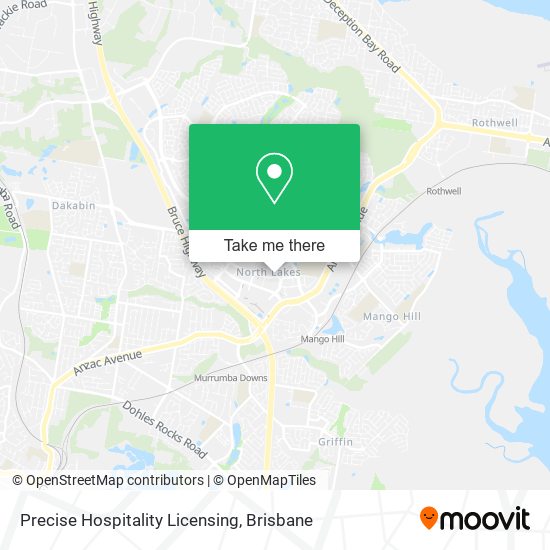 Precise Hospitality Licensing map