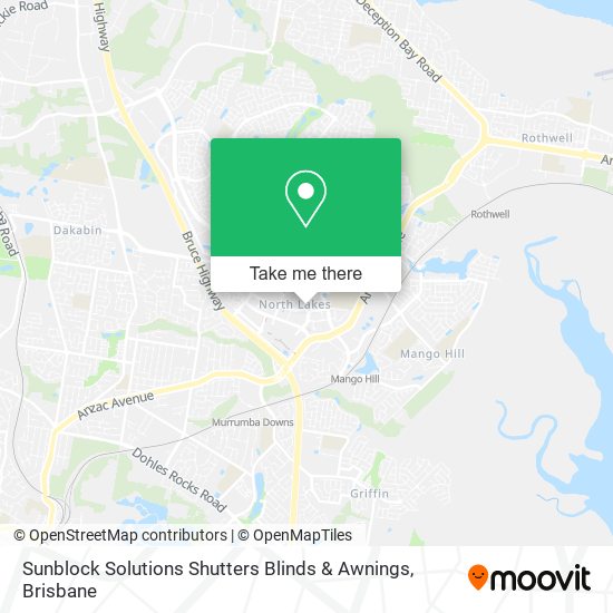 Sunblock Solutions Shutters Blinds & Awnings map