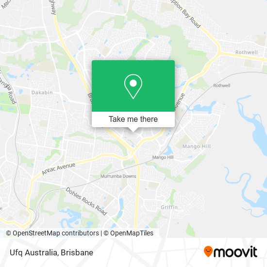 Ufq Australia map