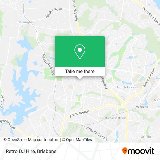 Retro DJ Hire map