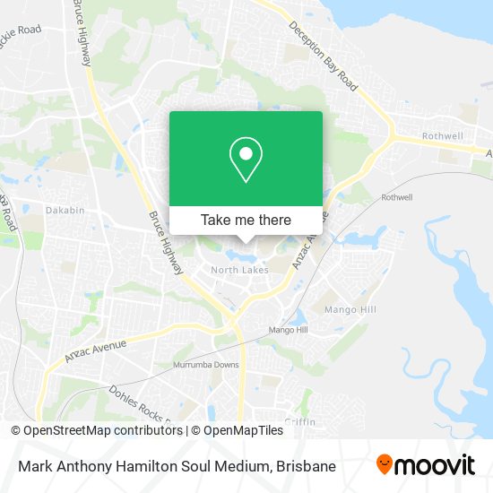 Mark Anthony Hamilton Soul Medium map