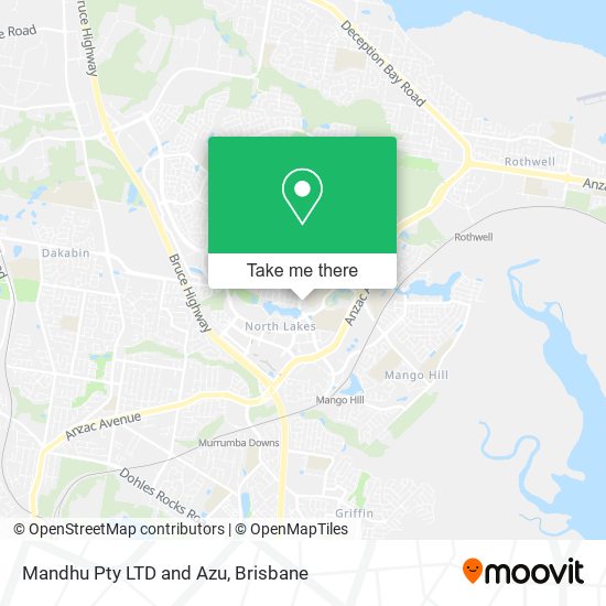 Mandhu Pty LTD and Azu map