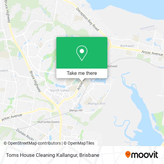 Toms House Cleaning Kallangur map