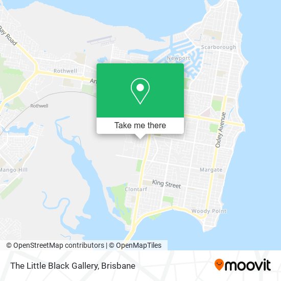 The Little Black Gallery map
