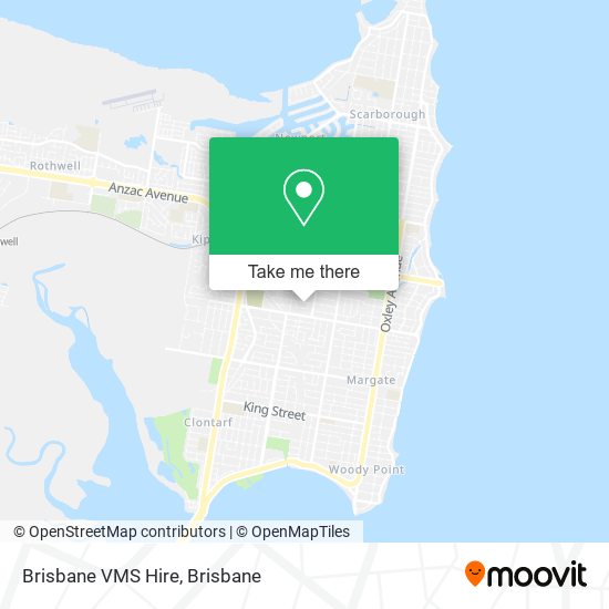 Brisbane VMS Hire map