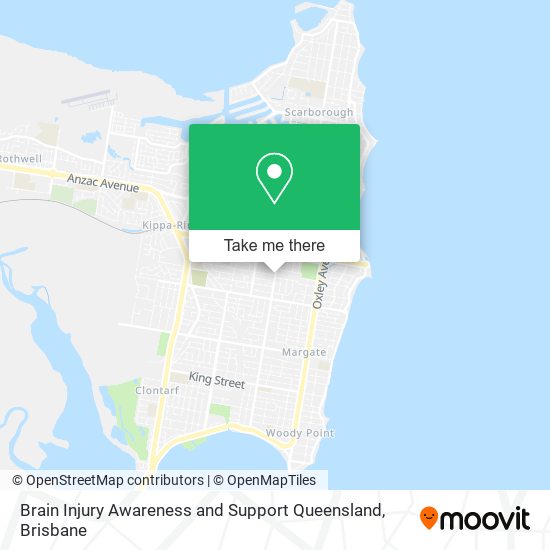 Brain Injury Awareness and Support Queensland map