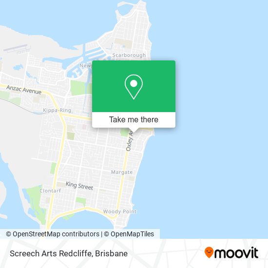 Screech Arts Redcliffe map