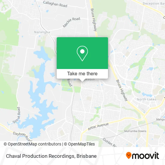 Chaval Production Recordings map