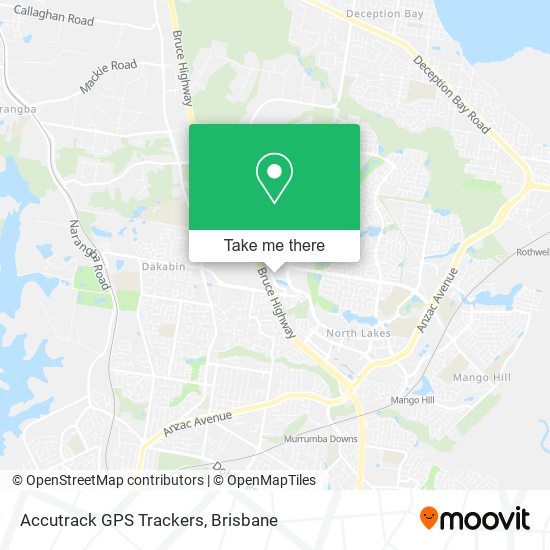 Accutrack GPS Trackers map