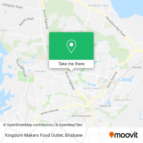 Kingdom Makers Food Outlet map