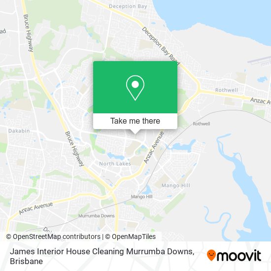 James Interior House Cleaning Murrumba Downs map