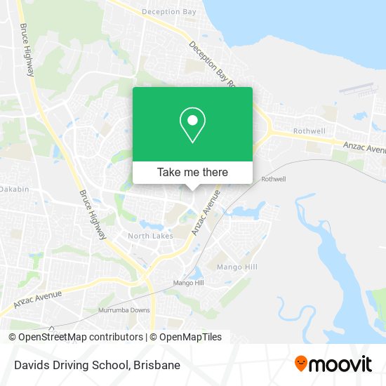 Davids Driving School map