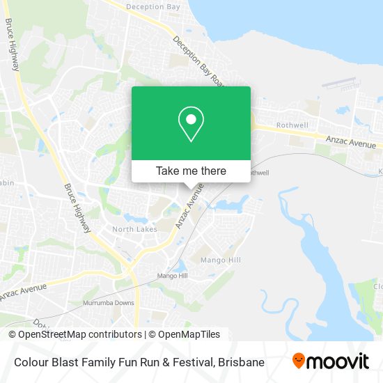 Colour Blast Family Fun Run & Festival map