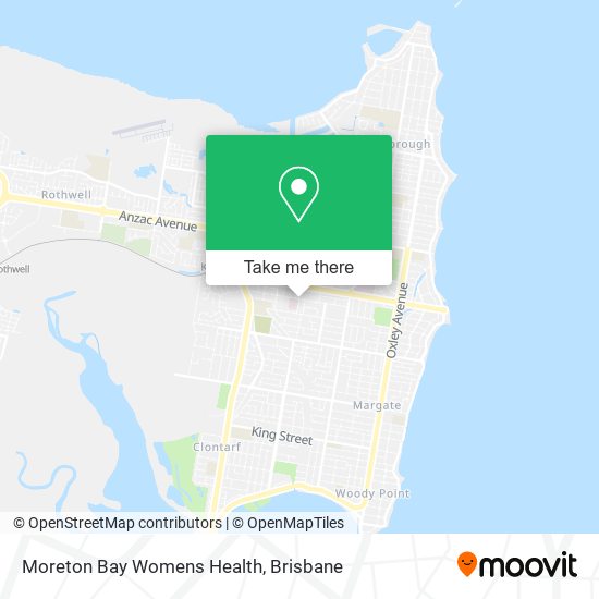 Moreton Bay Womens Health map