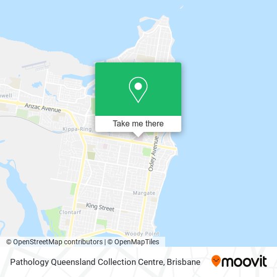 Pathology Queensland Collection Centre map