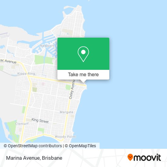 Marina Avenue map