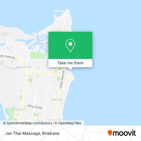 Jan Thai Massage map