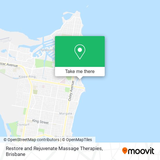 Restore and Rejuvenate Massage Therapies map