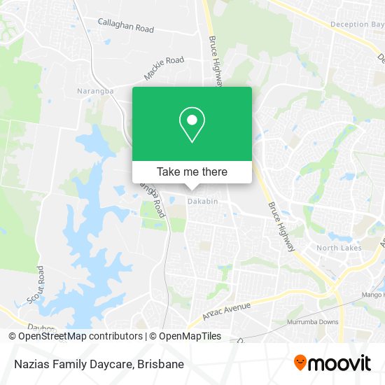 Nazias Family Daycare map