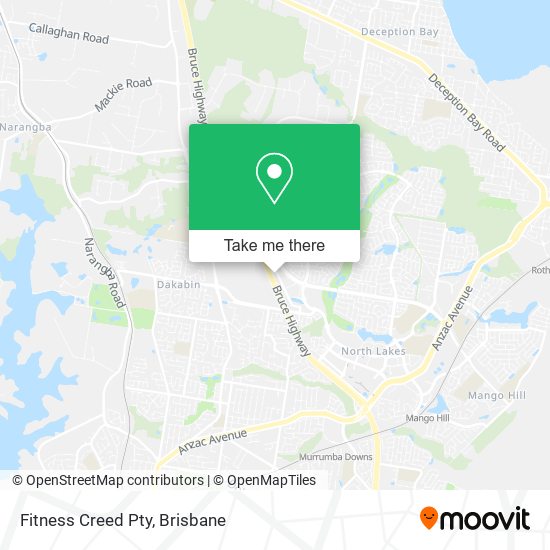 Fitness Creed Pty map