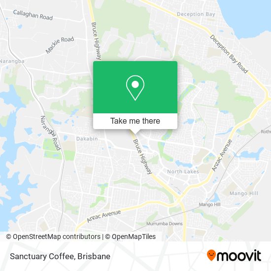 Sanctuary Coffee map