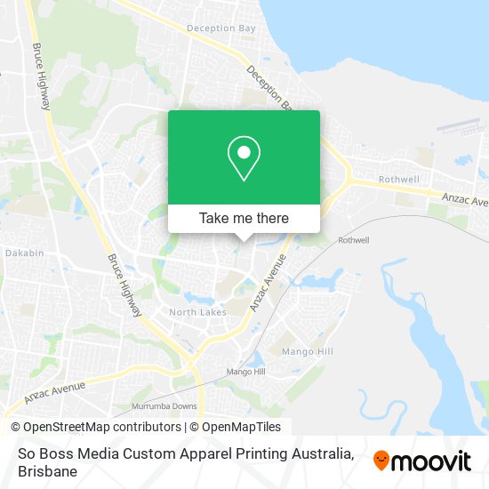 So Boss Media Custom Apparel Printing Australia map