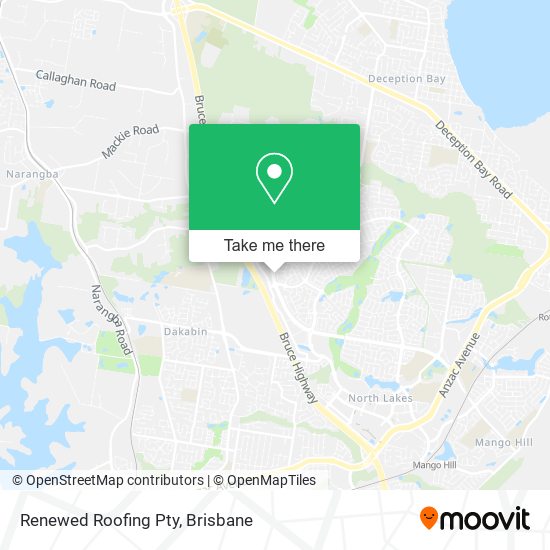 Renewed Roofing Pty map