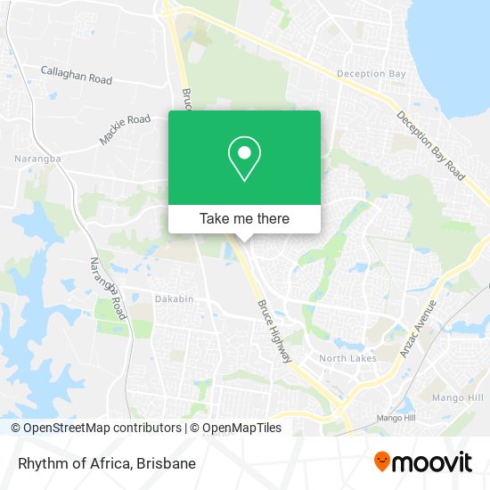 Rhythm of Africa map