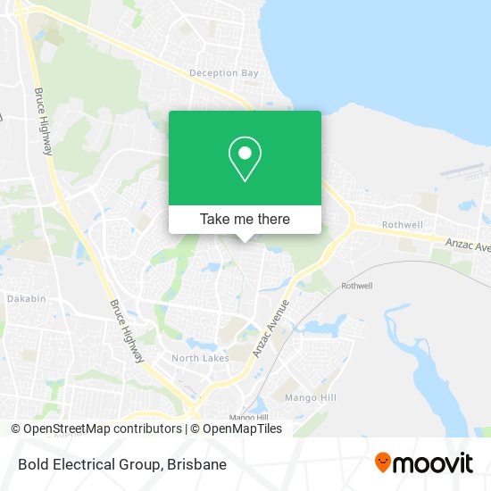 Bold Electrical Group map