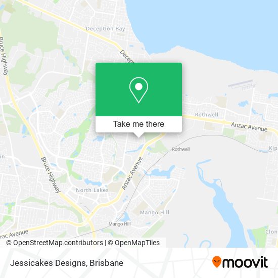 Jessicakes Designs map