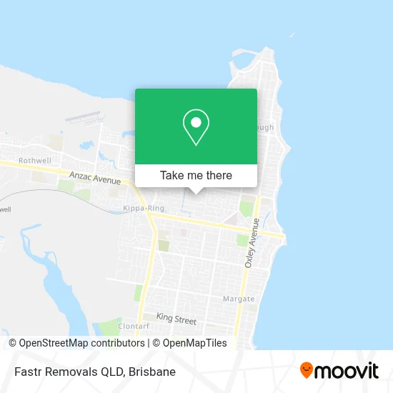 Mapa Fastr Removals QLD
