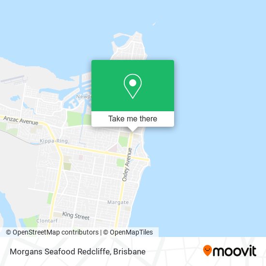 Morgans Seafood Redcliffe map