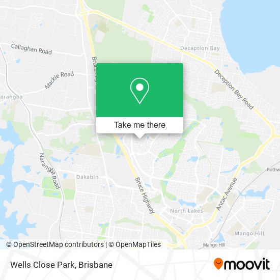 Wells Close Park map