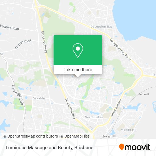 Luminous Massage and Beauty map
