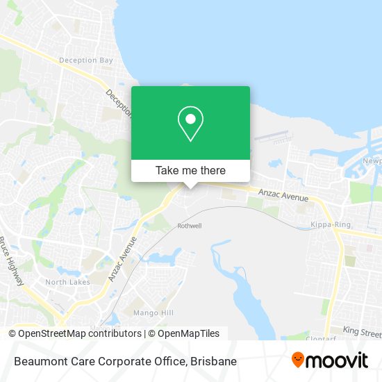 Beaumont Care Corporate Office map